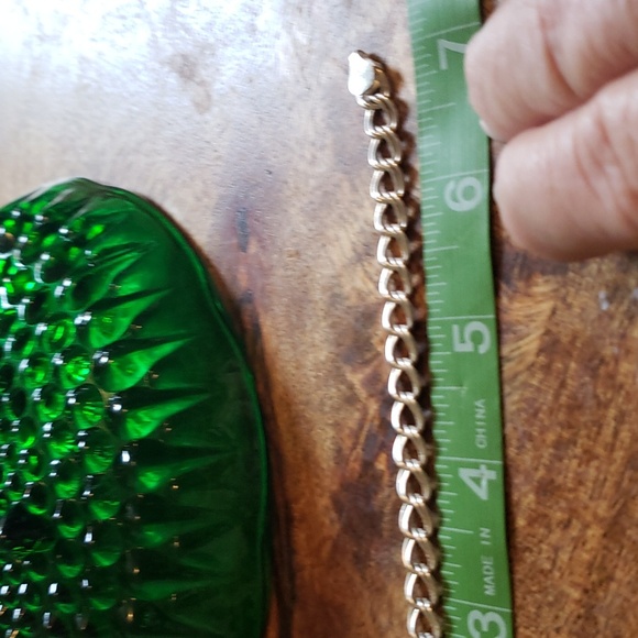 Double Link Sterling Silver Italian Made Bracelet - Picture 4 of 7